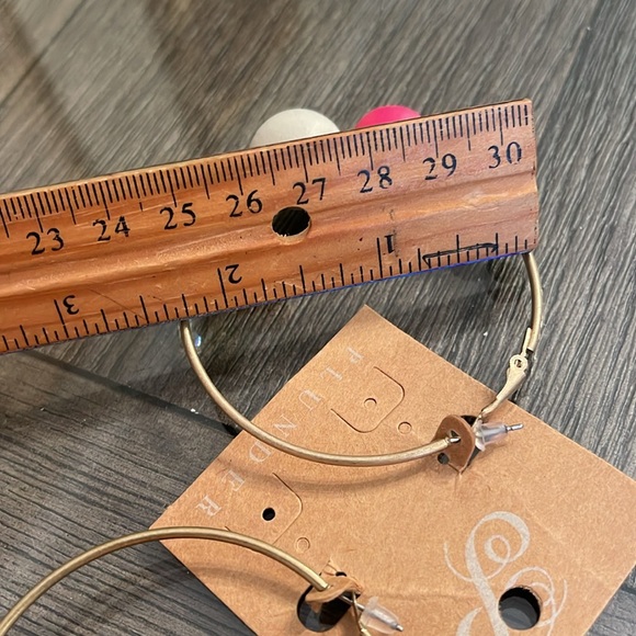 Plunder “Daffodil” Spring Colored Beaded Hoop Earrings - Picture 12 of 16